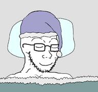 clothes eyes_closed hat pillow sleeping smile variant:soyak // 701x659 // 59.6KB