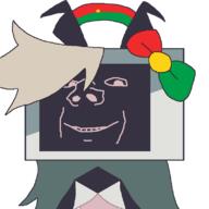 FPEgem Ruby_FPE aryan blond bow burkina_faso flag flag:burkina_faso fundamental_paper_education robot star_(symbol) subvariant:wholesome_soyjak variant:gapejak // 800x800 // 12.2KB