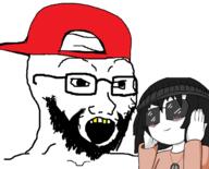 2soyjaks beard cap clothes glasses hat open_mouth sunglasses variant:soyak variant:soytan // 648x524 // 81.1KB