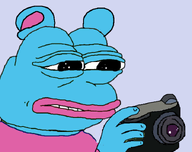 amphibian animal blue_skin boy's_club camera cringe ear frog hand nas:pepe pepe_the_frog pink_shirt subnas:blepe teeth // 708x559 // 110.6KB
