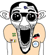 4chan arm bad_dragon banana boylover_symbol clothes coin ear ear_surgery glasses hair large_ear mario mushroom nintendo oh_my_god_she_is_so_attractive open_mouth pedophile soyjak stretched_mouth subvariant:el_perro_loco the_gem_that_saved_the_sharty thick_eyebrows transparent_background tshirt variant:el_perro_rabioso video_game // 788x941 // 74.5KB