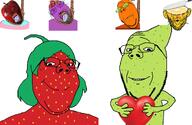 ack apple blood bloodshot_eyes crying cuck cuckold dead decapitation ear food foodjak fruit glasses gore grape hair hanging knife leaf lemon open_mouth orange orange_(fruit) orange_skin partially-severed_head pear plant purple_skin red_skin soyjak strawberry stubble subvariant:wholesome_soyjak suicide tranny variant:bernd variant:gapejak variant:nojak yellow_skin // 1832x1188 // 1.2MB