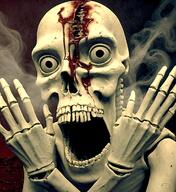 blood crossed_arms hand hands_up horror meta:ai_generated open_mouth pose skeleton skull skull_and_bones smoke stable_diffusion teeth variant:cobson // 1088x1184 // 1.8MB