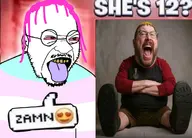 brainrot gem nate nigger normieme open_mouth pedophile pink_eyes pink_hair sharty soyjak tranny transgender_flag variant:gapejak variant:unknown zamn_shes_12 // 1000x720 // 106.0KB