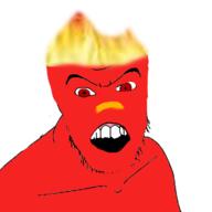 Inside_out angry bald fire red_eyes red_skin variant:feraljak // 1197x1197 // 243.9KB