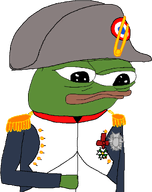amphibian animal closed_mouth clothes france frog green_skin hand history lips military napoleon nas nas:pepe pepe pepe_the_frog subnas:apu transparent_background // 856x1083 // 28.3KB