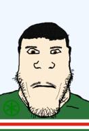 brown_eyes chechen chechnya cheeks churka crustache flag:chechnya flag:ichkeria hair hazel_eyes icherkia mustache northern_italy padania soyjak stubble subvariant:neutralplier sun_of_alps variant:markiplier_soyjak white_skin // 672x987 // 128.2KB
