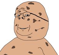 closed_mouth cookie glasses smile soyjak variant:gapejak // 1212x1116 // 38.3KB