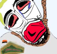 ack beard bloodshot_eyes crying dave hanging house_of_dave postal postal_3 red_lips slopjak uncle_dave variant:chudjak yellow_hair // 1920x1798 // 1.8MB