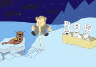 antarctica antiswarthy_(namefag) award big_teeth booth cloud cold cracked_ground cracks crying eskimo floating glacier glasses ice judge long_teeth meta:namefags shitpost snow stake stubble subvariant:chinkaryan teeth variant:a24_slowburn_soyjak variant:feraljak variant:gapejak variant:meximutt variant:soyak walrus // 2165x1500 // 180.5KB