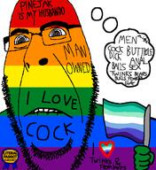 biting_lip fag faggot flag:gay_pride_flag flag:lgbt_pride_flag gayest_faggot_award glasses lgbt pinejak stubble subvariant:hornyson variant:cobson // 647x707 // 36.8KB