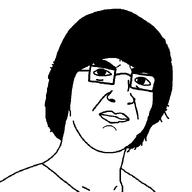 chud closed_mouth eyebrows glasses hair lee_goldson series:chuddified_soyjaks variant:chudjak variant:goldson // 700x700 // 26.3KB