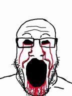 black_eyes blood creepypasta exe music no_teeth subvariant:neutralplier variant:markiplier_soyjak // 600x800, 76.4s // 6.4MB