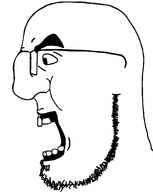 beard big_nose eyebrows glasses lips looking_to_the_left neck open_mouth series:sidejaks side_profile stubble subvariant:godjak_side teeth transparent_background variant:godjak // 1000x1255 // 54.3KB