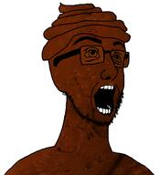 glasses nas neck open_mouth poop stubble variant:shatjak // 721x795 // 213.8KB