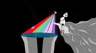 buff flat_earth glasses lantern moon open_mouth prism queen_of_spades rainbow soyjak soyjak_party stubble variant:cobson // 5527x3065 // 284.8KB