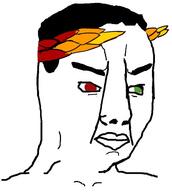 chud closed_mouth hades_(videogame) soyjak variant:chudjak zagreus // 454x506 // 29.3KB