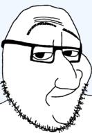 artist:sisa9000 beard glasses head high_res looking_at_you nose series:remastered_soyjaks smug stubble template transparent_background variant:smugjak white_skin // 816x1175 // 24.7KB
