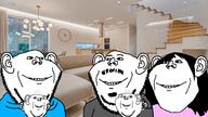 clothes female hair irl_background living_room mustache room shirts smile subvariant:annika subvariant:felix subvariant:teapish tea variant:impish_soyak_ears visit // 1920x1080 // 674.0KB