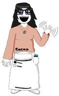 avengers beanie blue_eyes blush clothes dress excited eyelashes female food full_body glasses hair hat long_hair meta:ai_generated meta:tagme necklace nintendo nintendo_switch no_nose open_mouth shoe soy soyjak soylent soylent_(cacao) template twit_vvqn variant:soytan video_game wave waving // 632x1024 // 78.3KB
