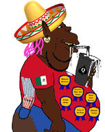 award blue_pants brown_skin cum drinking fast_food favela mexican_flag mexico mutt pedophile purple_hair queen_of_spades red_shirt satoko_houjou(namefag) shart taco_bell tranny yellow_teeth // 700x876 // 169.6KB