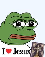 amphibian bald bible book christianity closed_mouth clothes frog green_skin heart i_love irl jesus jesus_christ lips looking_at_you nas nas:pepe object pepe pepe_the_frog religion transparent_background tshirt // 1090x1368 // 409.5KB