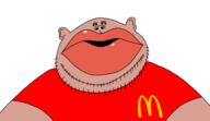 amerimutt artist:salsamaster big_lips black_sclera brown_skin mcdonalds red_shirt srpelo stubble subvariant:impish_amerimutt // 1868x1080 // 48.2KB