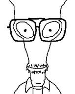 alien american_dad aviator_glasses bald brimmiest_comments_section☣️☣️☣️_do_not_enter☣️☣️☣️ closed_mouth facing_forward facing_front front_facing glasses roger_smith soyjak stubble variant:mr_dust variant:unknown // 218x274 // 3.6KB
