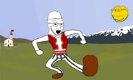 2soyjaks albania animated clean_dance clothes dance field full_body glasses happy hat mountain open_mouth sky snow stubble subvariant:wholesome_soyjak sun variant:gapejak variant:soyak well // 882x530 // 448.5KB