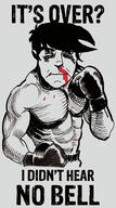 anime ashita_no_joe blood boxing closed_mouth ear hair soyjak subvariant:chudjak_front text variant:chudjak // 1929x3463 // 1.9MB