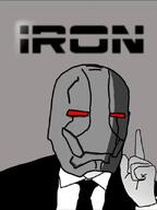 animated big_ears big_nose clothes dc_comics funny gem gem_skin glasses hair iron iron_man marvel necktie pointing short_hair stubble suit suit_and_tie text variant:thirtyfivejak watch // 480x640 // 504.5KB