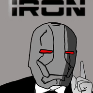 animated big_ears big_nose clothes dc_comics funny gem gem_skin glasses hair iron iron_man marvel necktie pointing short_hair stubble suit suit_and_tie text variant:thirtyfivejak watch // 480x640 // 504.5KB