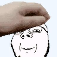 animated ext=gif hand happy petpet smile subvariant:wholesome_soyjak subvariant:wholyjak variant:gapejak white_skin wholesome // 112x112 // 20.7KB