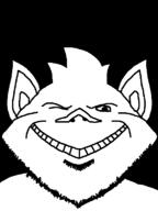 ear hair plaster redraw smile soyjak stubble variant:impish_soyak_ears wink // 574x768 // 17.9KB