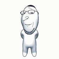 3d animated artist:gemmy_nutz bald clothes flag:israel full_body glasses hat holding_object jewish_nose jews judaism kippah star_of_david stubble subvariant:wholesome_soyjak variant:gapejak // 540x540 // 1.1MB
