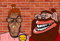 beard flannel hamburger just_2_guys_and_a_crazy_dream manbun millennial subvariant:euromutt subvariant:impish_amerimutt variant:impish_soyak_ears variant:markiplier_soyjak // 1262x884 // 852.9KB