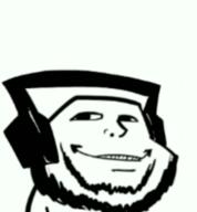 animated anime dancing_swede headphones redraw soyjak stubble touhou variant:impish_soyak_ears variant:nu_impish_soyak video_game // 320x344, 23s // 2.5MB