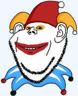 balatro clothes clown hat jimbo_(balatro) makeup not_the_namefag variant:impish_soyak_ears // 1130x1395 // 100.0KB