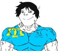 buff closed_mouth clothes crimea flag:crimean_tatara hair meta:revjak revjak smile soyjak stubble subvariant:muscular_chud subvariant:shoyta tatar trans_rights variant:chudjak variant:gapejak // 1059x929 // 149.7KB