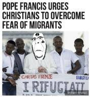 associated_press bbc biting_lip catholicism irl irl_photo pope pope_francis queen_of_spades subvariant:hornyson teeth text variant:cobson // 954x1024 // 848.2KB