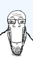 glasses nose smile stubble subvariant:longplier subvariant:wrenchplier template transparent_background variant:markiplier_soyjak // 993x1745 // 44.8KB