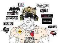 clothes heart helmet night_vision_goggles no_background sign subvariant:muscular_chud tactical text tshirt variant:chudjak video_game // 1300x945 // 544.4KB