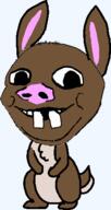 animal baby deformed ear rabbit series:animaljaks smile soyjak subvariant:nathaniel tail teeth variant:gapejak // 235x441 // 9.0KB