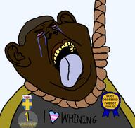 ack award badge black_skin bloodshot_eyes brown_hair crying ear flag:sweden flag:transgender_pride_flag hair hanging lars nigger noose obsessed obsessed_faggot rope rotten_teeth subvariant:impish_chudjak_ears suicide swinny swinnycuck text tongue tranny transgender_flag transheart trend:slopjak variant:chudjak variant:impish_soyak_ears // 900x850 // 35.0KB