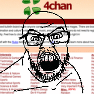 4chan angry animated glasses moving open_mouth rage screenshot soyjak stubble variant:feraljak // 224x256 // 624.6KB