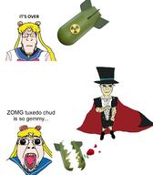 anime atomic_bomb nuclear oh_my_god_she_is_so_attractive omghisa rose sailor_moon subvariant:chudjak_front subvariant:unbotheredchud tuxedo variant:chudjak variant:gapejak variant:markiplier_soyjak // 1112x1268 // 156.8KB