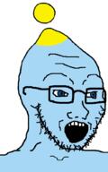 alien blue_eyes blue_skin chao_(sonic) glasses open_mouth sega sonic sonic_adventure_2 sonic_the_hedgehog soyjak stubble variant:soyak video_game // 643x1026 // 33.2KB