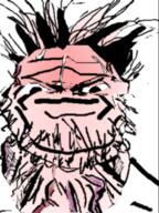 closed_mouth distorted hair soyjak sweating variant:markiplier_soyjak vein // 463x617 // 326.2KB