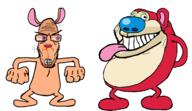 amerimutt angry bloodshot_eyes cartoon euromutt happy nickelodeon ren_and_stimpy subvariant:euromutt subvariant:impish_amerimutt variant:impish_soyak_ears variant:markiplier_soyjak // 2120x1226 // 543.1KB