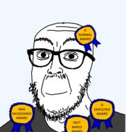 award bald brimstone closed_mouth glasses meta:tagme scientolojak scientoloju scientoloju_(user) stubble variant:scientolojak // 560x592 // 61.7KB